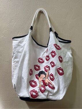 Betty boop canvas bag
